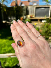 Load image into Gallery viewer, Amber Ring (Size R)
