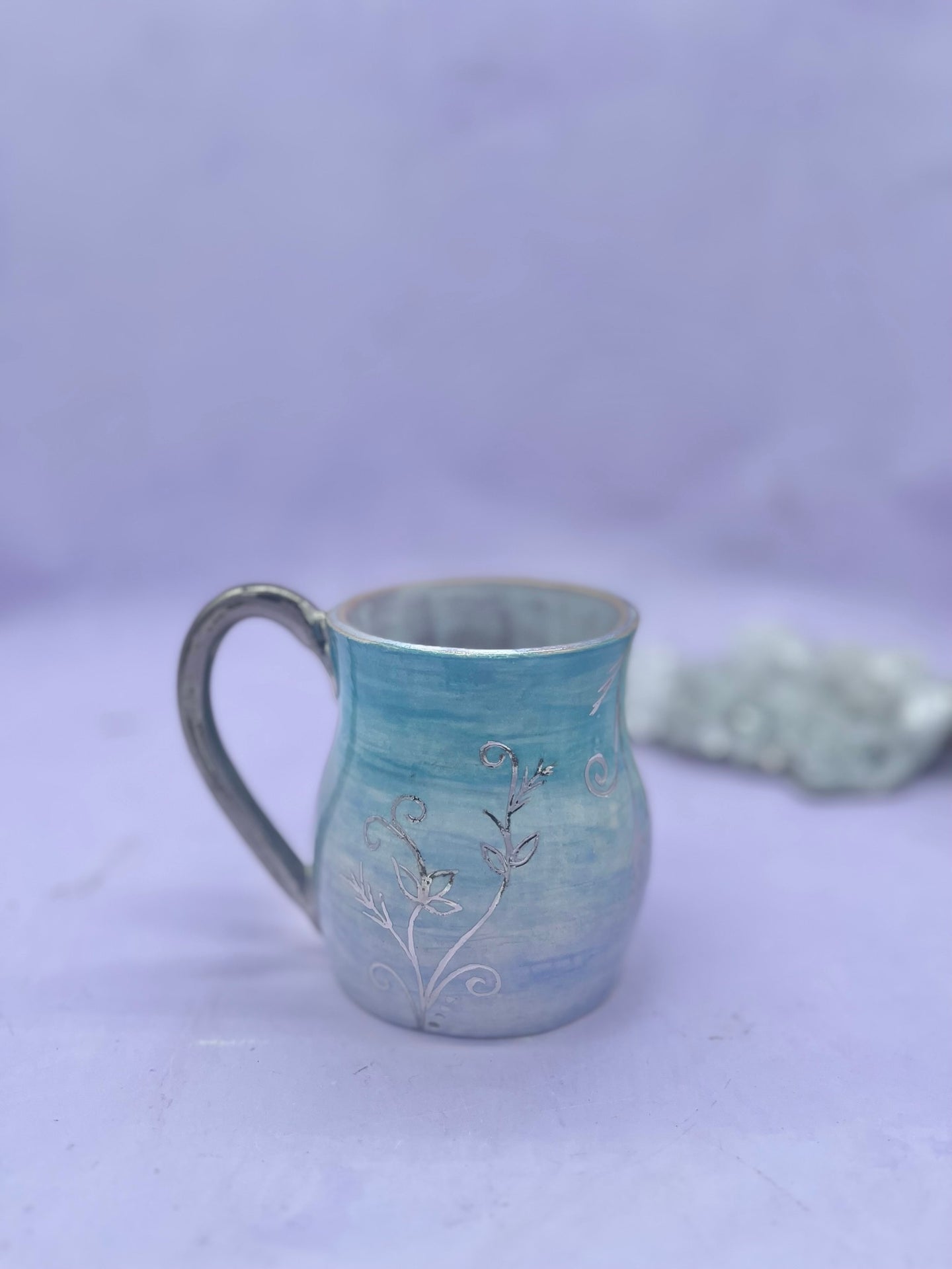 Handmade Ombre Vine Mug