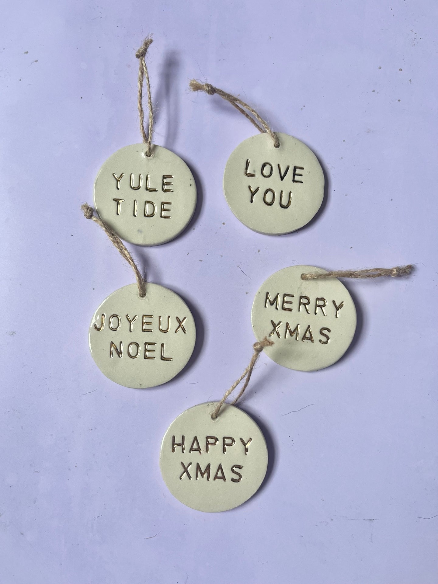 Reusable Clay Gift Tags