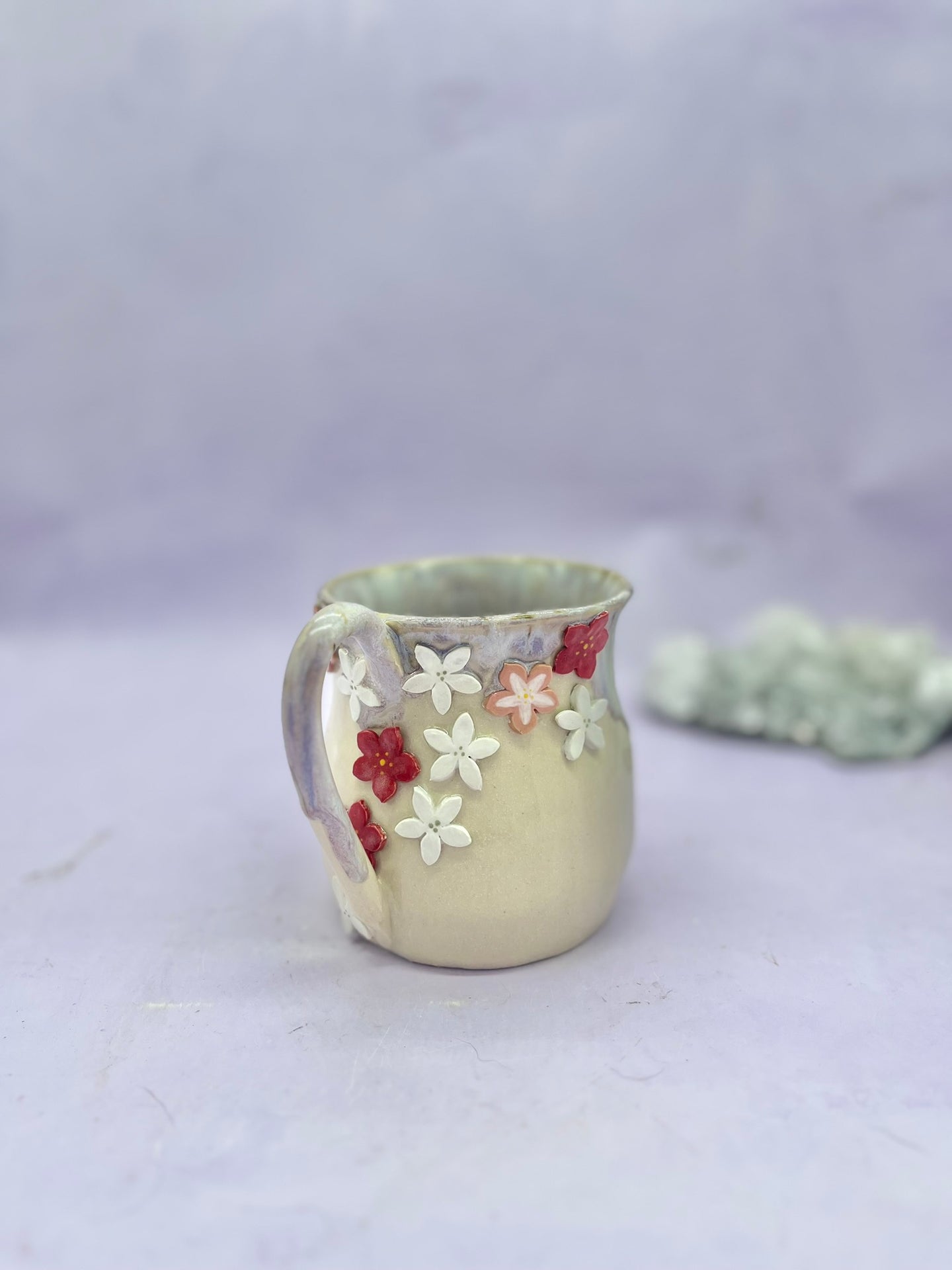 Handmade Petunia Mug