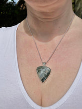 Load image into Gallery viewer, Teardrop Moss Agate Pendant
