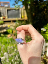 Load image into Gallery viewer, Purple Labradorite Twisted Ring (Size O)
