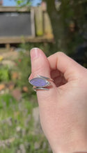 Load and play video in Gallery viewer, Purple Labradorite Twisted Ring (Size O)
